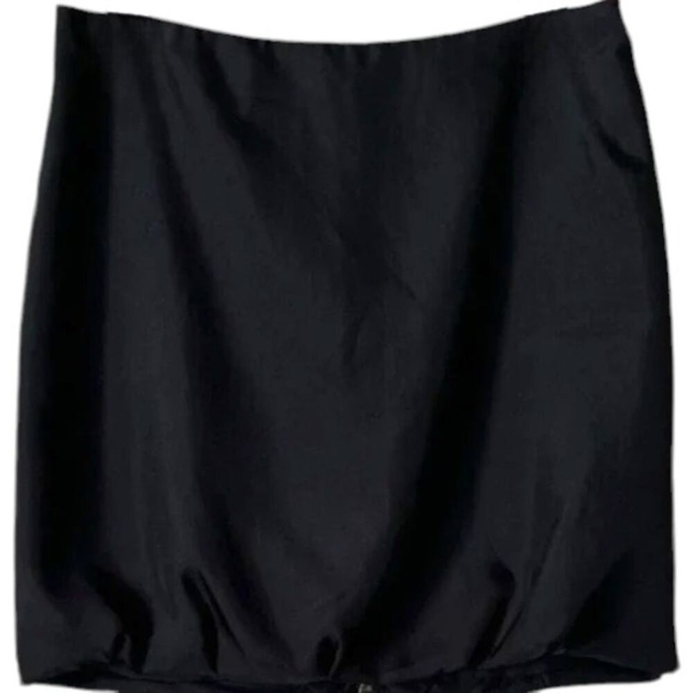 Alexander Mcqueen Black Mini Skirt, XS/US2/IT38